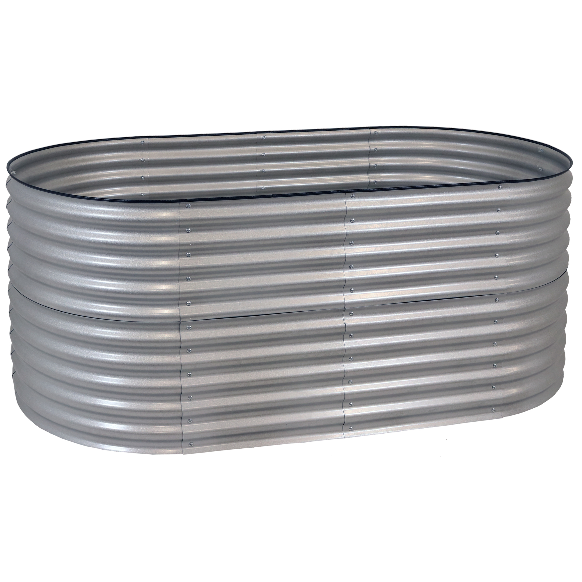 Sunnydaze Decor, Oval Stand-Up Raised Garden Bed, Material Steel, Model# HST-914